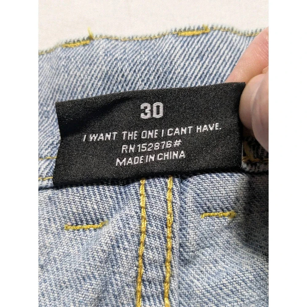 PLEASURES CRAWLER‎ Centipede Denim Jeans - Men 30 (32X30)